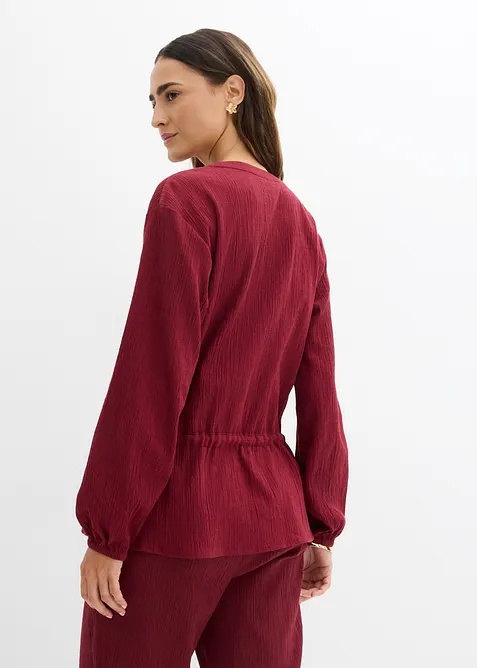 Crinkle bluse, bonprix