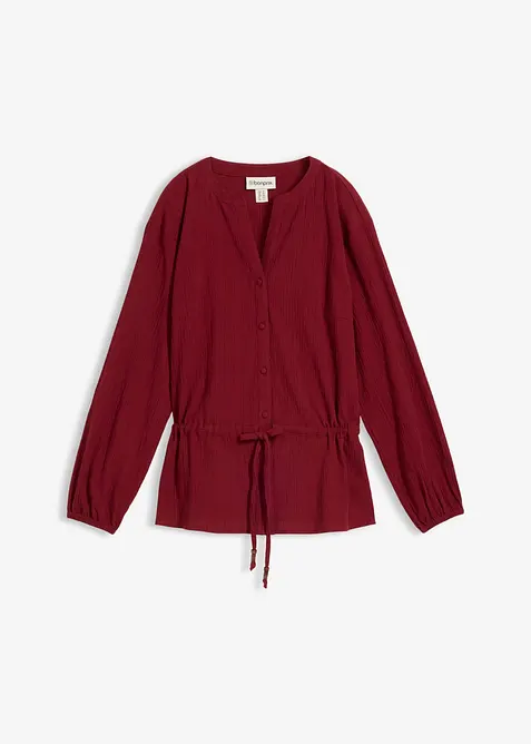 Crinkle bluse, bonprix