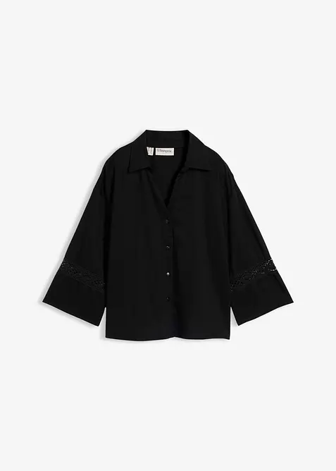 Skjorte i lett viskose, bonprix