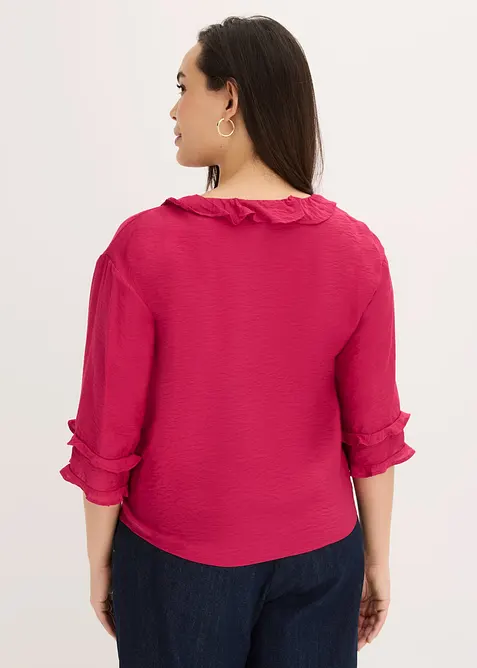 Bluse i lett viskosemiks og bohemsk stil, bonprix