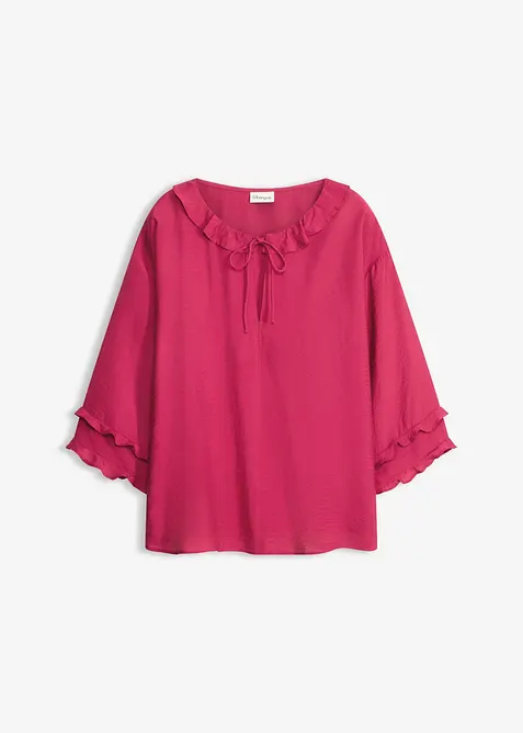 Bluse i lett viskosemiks og bohemsk stil, bonprix