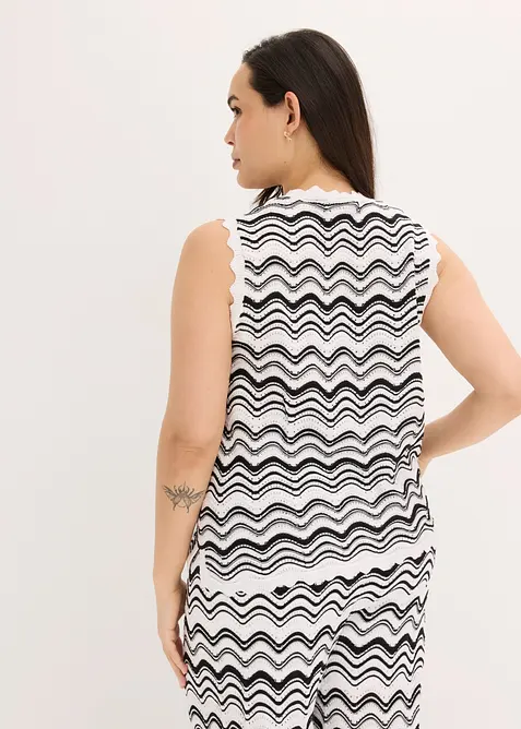 Strikket topp, bonprix