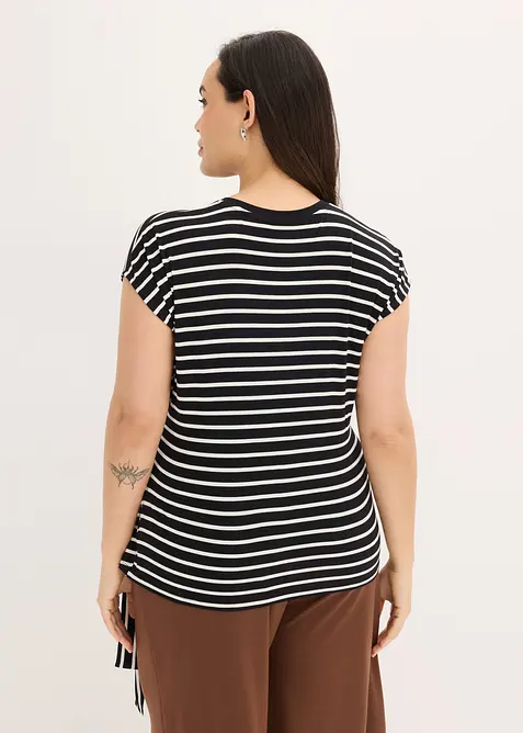 Topp med drapering, bonprix