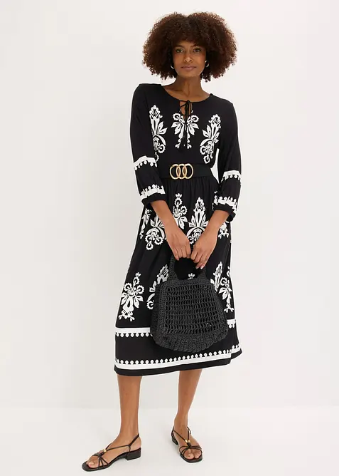 Jerseykjole i myk viskosemiks, bonprix