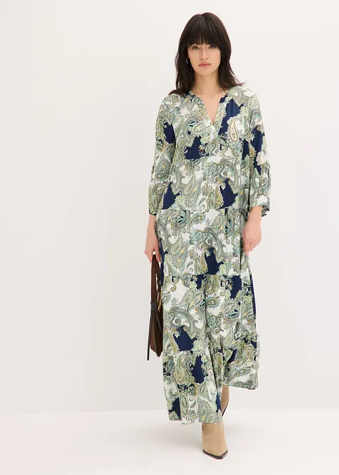 Maxikjole i viskose med pent fall, bonprix