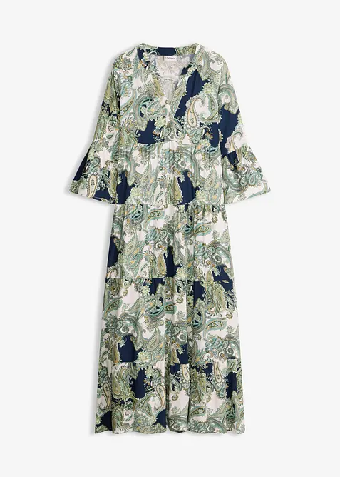 Maxikjole i viskose med pent fall, bonprix