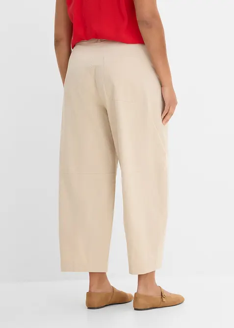Culotte av lett twill i ballongmodell, bonprix