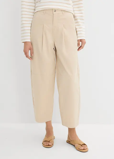 Culotte av lett twill i ballongmodell, bonprix