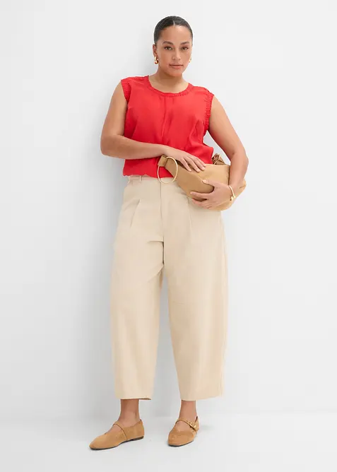 Culotte av lett twill i ballongmodell, bonprix