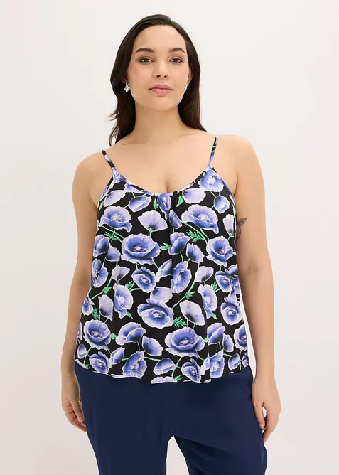 Stroppetopp i myk viskosemiks, bonprix