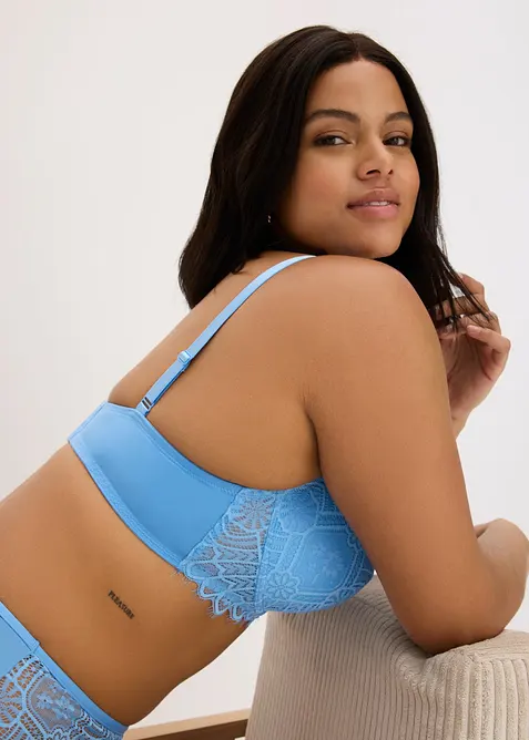 Vattert BH med ornamentblonder, bonprix