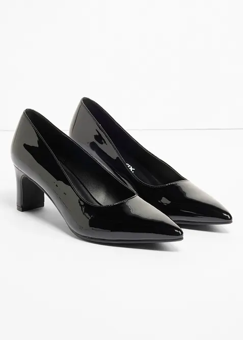 Pumps i lakkmateriale, bonprix