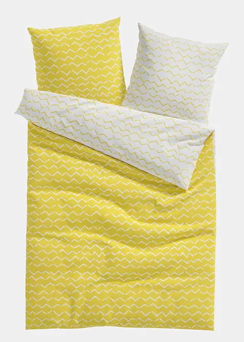 Vendbart sengesett i bomullsblanding, bonprix