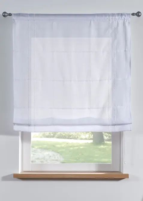 Liftgardin med broderi, i mange st&oslash;rrelser, bonprix