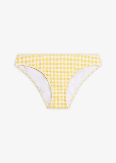 Bikinibukse med rutem&oslash;nster, bonprix