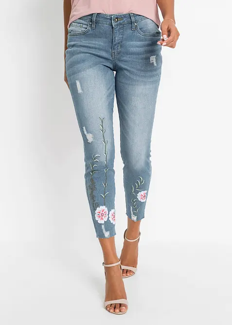 Skinny-jeans Mid Waist, cropped, bonprix