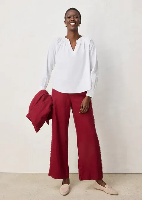 Tunika med silke, bonprix