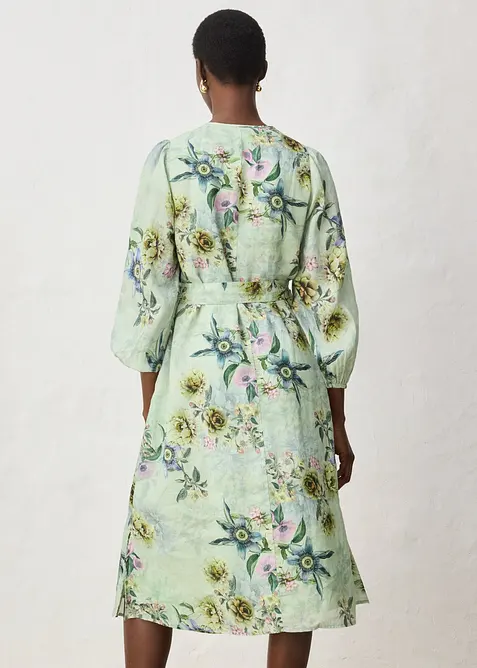 Maxikjole av ramie, bonprix