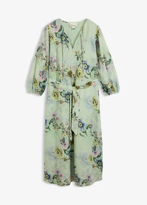 Maxikjole av ramie, bonprix