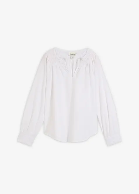 Tunika med silke, bonprix