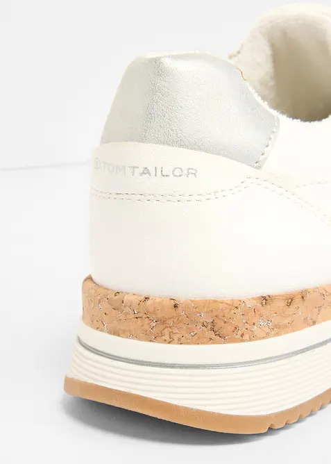 Sneakers med glidel&aring;s fra Tom Tailor, Tom Tailor