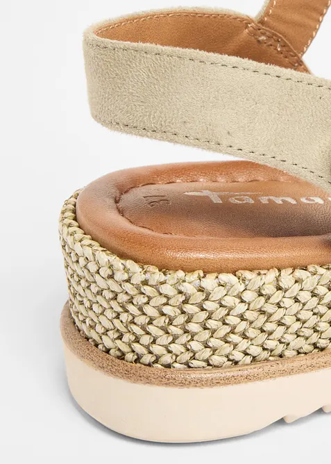 Sandaler med kileh&aelig;l fra Tamaris, Tamaris