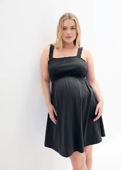 Mammakjole i &oslash;kologisk bomull (2-pack), bonprix