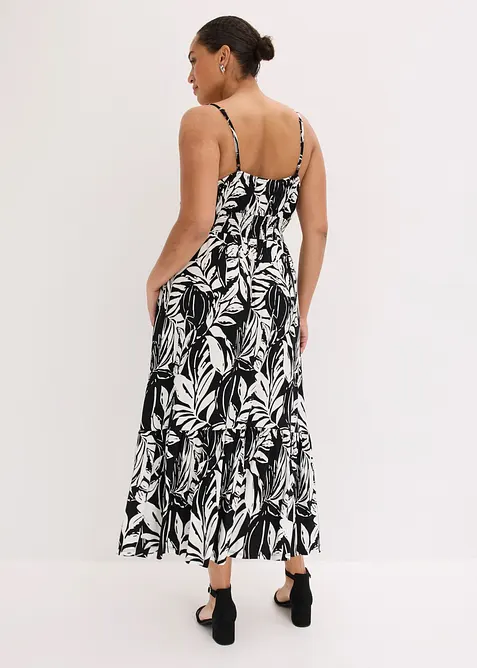 Stroppekjole i myk viskosemiks, bonprix