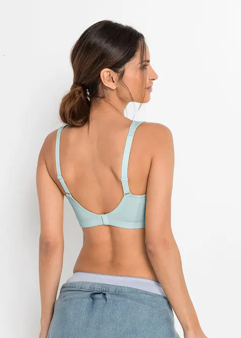 BH uten b&oslash;yle med &oslash;kologisk bomull (2-pack), bonprix
