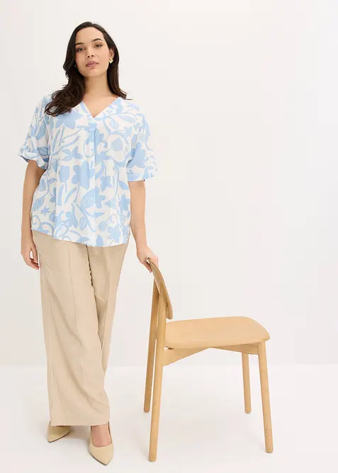 M&oslash;nstret tunika i lett viskose, bonprix