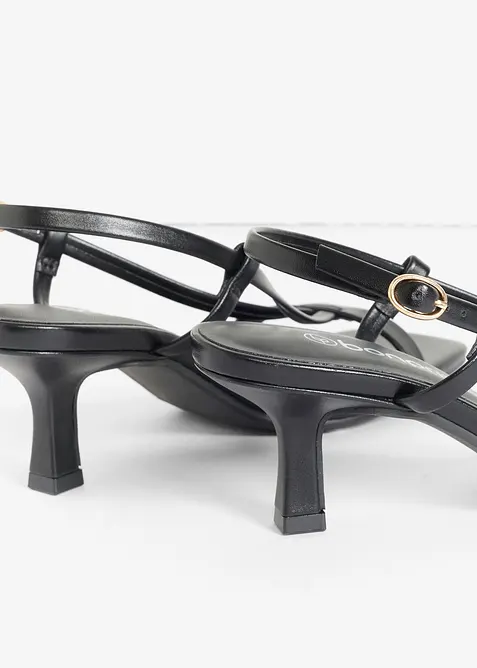 Remsandaler med smal h&aelig;l, bonprix