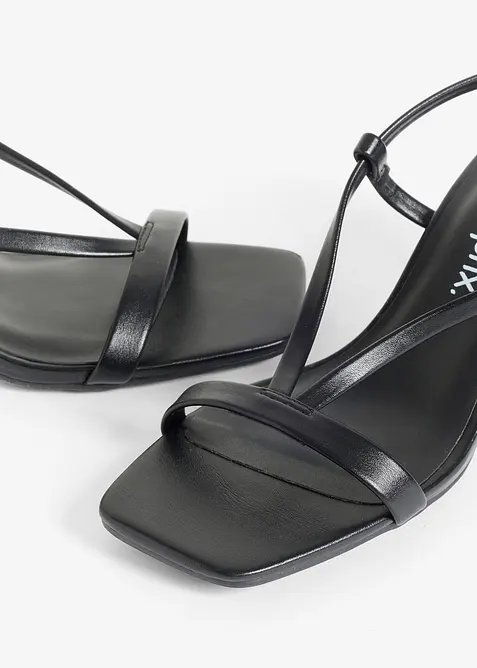 Remsandaler med smal h&aelig;l, bonprix