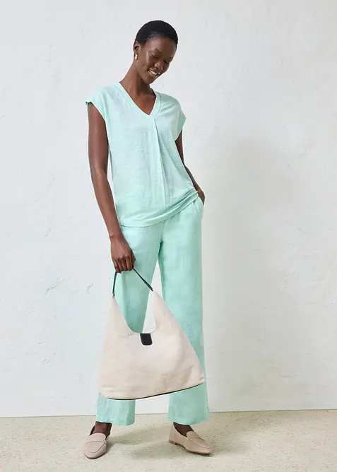 T-skjorte i lin, bonprix