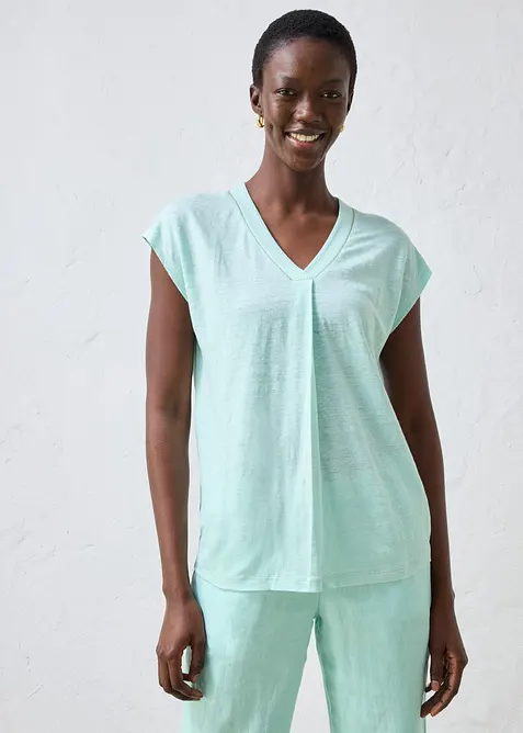 T-skjorte i lin, bonprix