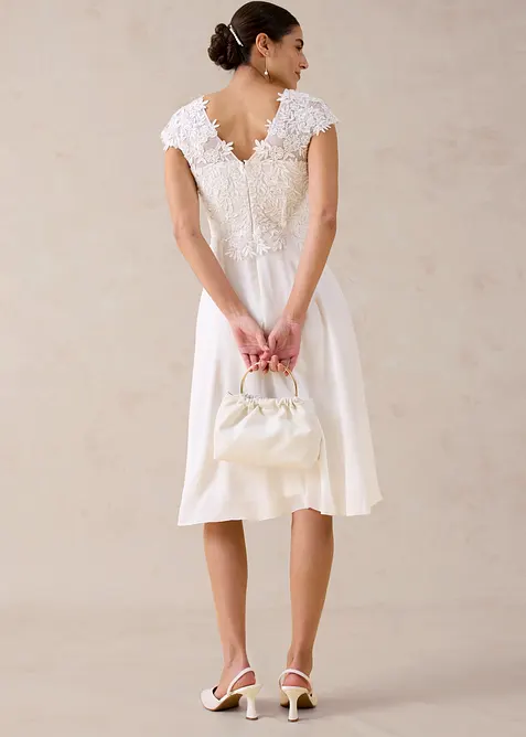 Brudekjole med blonder, bonprix