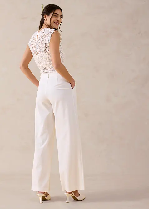 Bukse med vide ben, bonprix