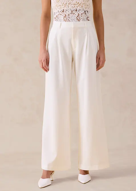 Bukse med vide ben, bonprix