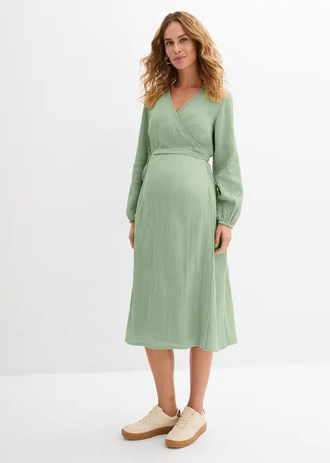 2-i-1-mamma- og ammekjole i bomullsmusselin, bonprix