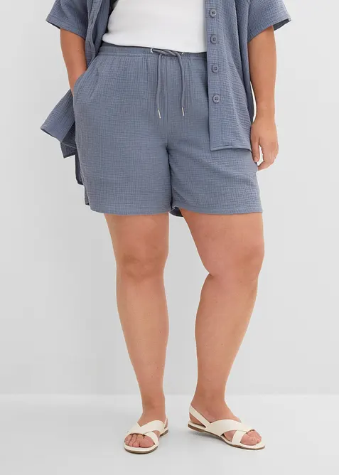 Shorts i musselin, bonprix