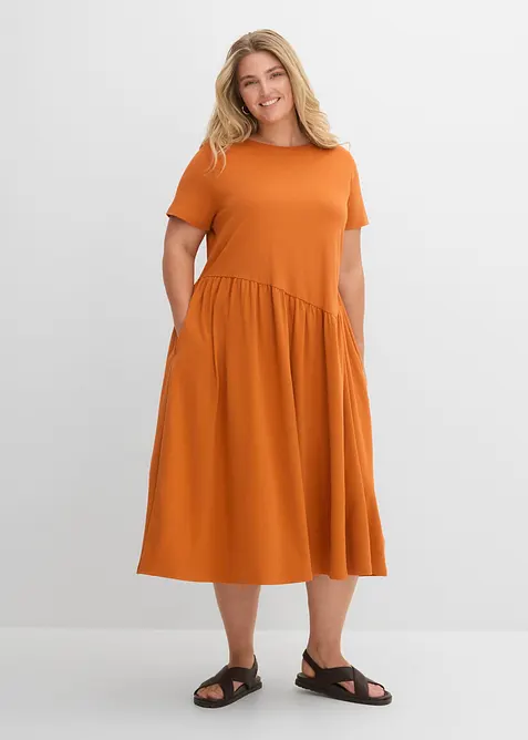 Jerseykjole i 100% &oslash;kologisk bomull, bonprix