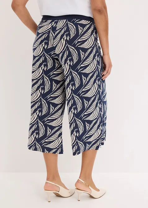 Jerseybukse i bomull med viskose, bonprix