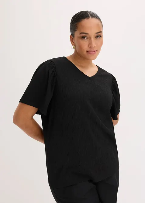 Topp i strukturert krepp, bonprix