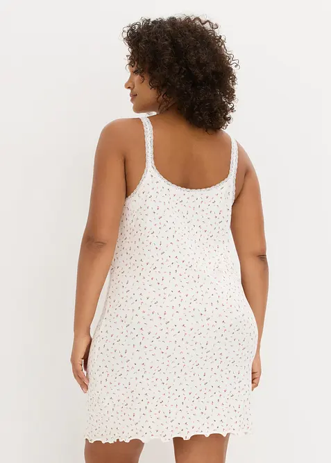 Nattkjole i ribbemateriale, bonprix