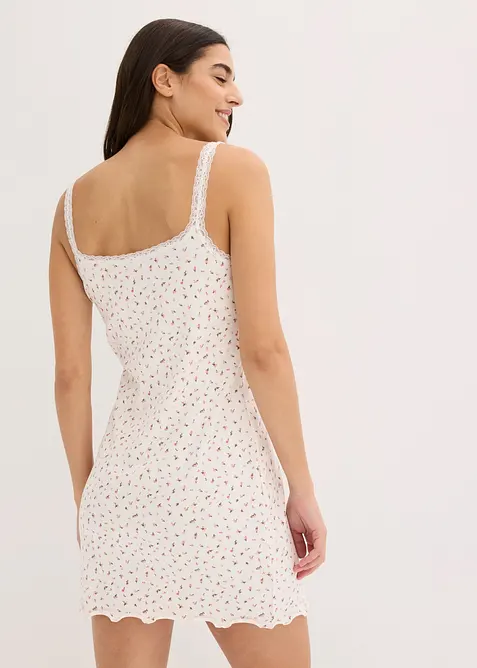 Nattkjole i ribbemateriale, bonprix