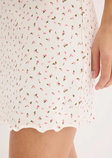 Nattkjole i ribbemateriale, bonprix