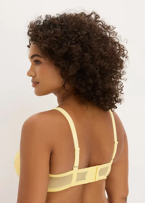 Vattert BH med nydelig broderi, bonprix