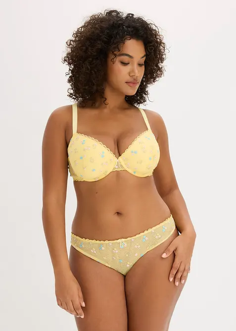 Vattert BH med nydelig broderi, bonprix