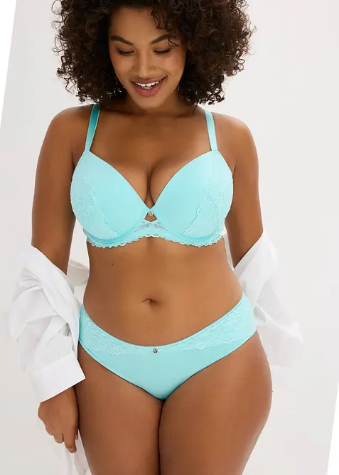 Vattert BH i mykt blondemateriale, bonprix