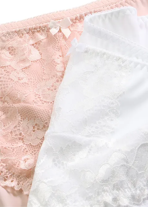 H&oslash;y truse med blomsterblonder, bonprix