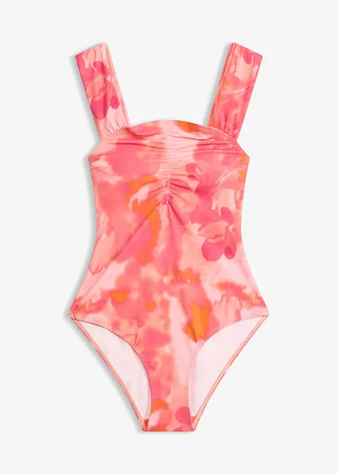 Bandeau-badedrakt med brede stropper, bonprix